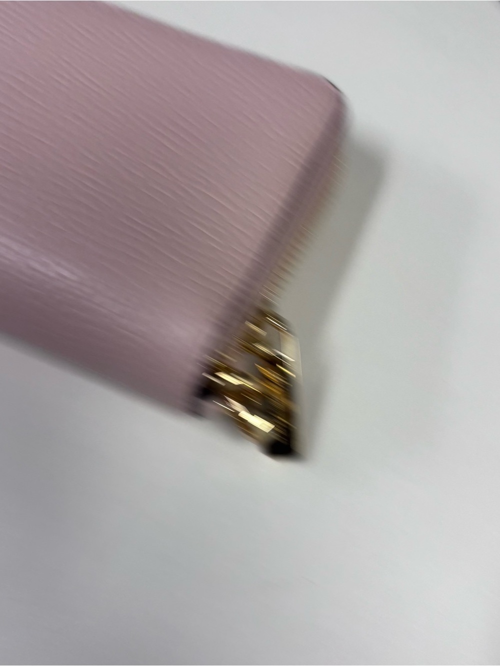 Michael Kors Blush Pink Zip Wallet with Gold Hardware + wristlet - Picture 4 of 8